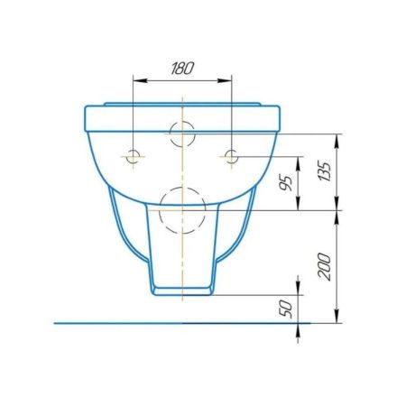 Комплект Инсталляция АНИ Пласт WCP4130A с механической кнопкой, белая WP1300 + Унитаз подвесной РИО Люкс 30745 дюропласт с микролифтом ROSA, Комплекты инсталляции с унитазом, ,