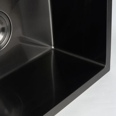Мойка для кухни врезная Diadonna DS5040B серый графит из нержавеющей стали, 50*40 см без сифона