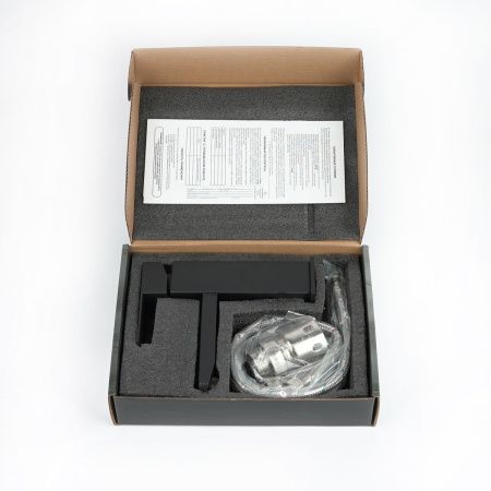 Смеситель для раковины Wasser Zimmer ZM-7722-1H картридж=35 мм, черный, SUS304