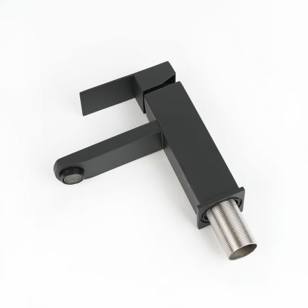 Смеситель для раковины Wasser Zimmer ZM-7722-1H картридж=35 мм, черный, SUS304