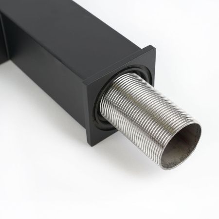 Смеситель для раковины Wasser Zimmer ZM-7722-1H картридж=35 мм, черный, SUS304