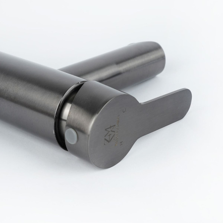 Смеситель для умывальника Wasser Zimmer ZM-7721-1Q графит, SUS304