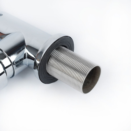 Смеситель для кухни Wasser Zimmer ZM-7721-2-747 нержавеющая сталь, хром, SUS304