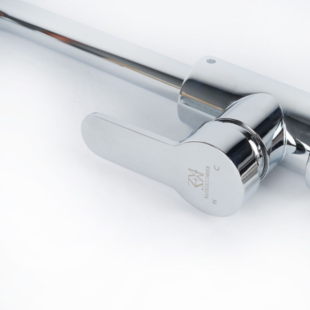 Смеситель для кухни Wasser Zimmer ZM-7721-2-747 нержавеющая сталь, хром, SUS304