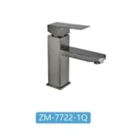 Смеситель для раковины Wasser Zimmer ZM-7722-1Q картридж=35 мм, графит, SUS304