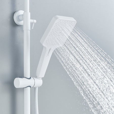 Душевая система Shevanik S6136C белый (4)