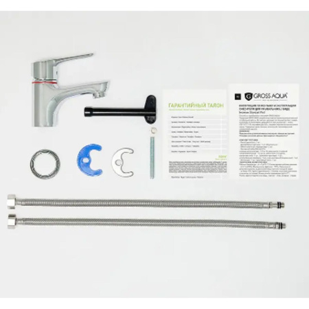 Смеситель GROSS AQUA Vista для умывальника 6255267С (8)