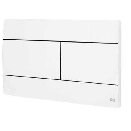 Комплект Инсталляция OLI 80 ECO mechanic с кнопкой Slim белая 886914SLO1 + Унитаз подвесной Knois KN9722001 безободковый, с крышкой 53,3х36,5х35,5 см.