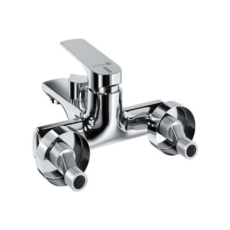 Смеситель для ванны GROSS AQUA Prado 2878828C с коротким изливом