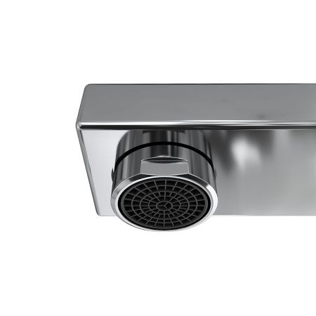 Душевая система со смесителем GROSS AQUA Prado GA9828SMDR с изливом, никель-хром