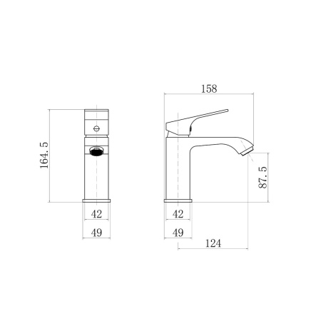 Смеситель для раковины FASHUN A1090 латунь (10)