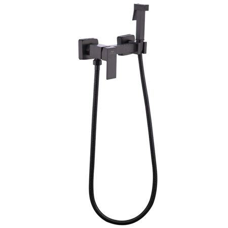 Смеситель для биде FASHUN A7504-17, с гигиеническим душем, SUS304, оружейная сталь (10)