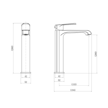 Смеситель для раковины FASHUN A8992 латунь (10)