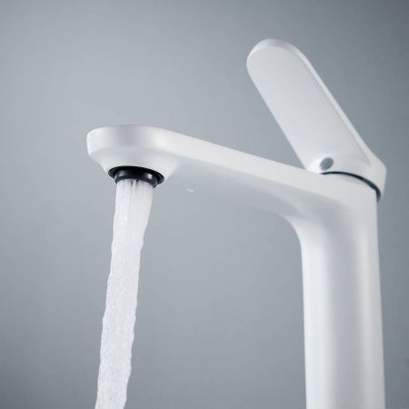 Cмеситель для раковины Shevanik S4311C белый (10)