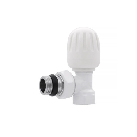 Вентиль регулировочный угловой, верхний 1/2" ВР/НР белый VIEIR VR276-F (мин.10/80)