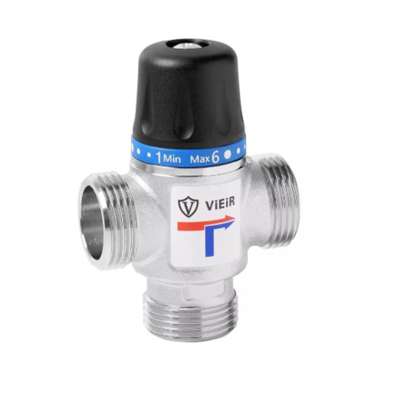 Термостатический смесительный клапан 1" НР VIEIR VR181 (мин.1/36)