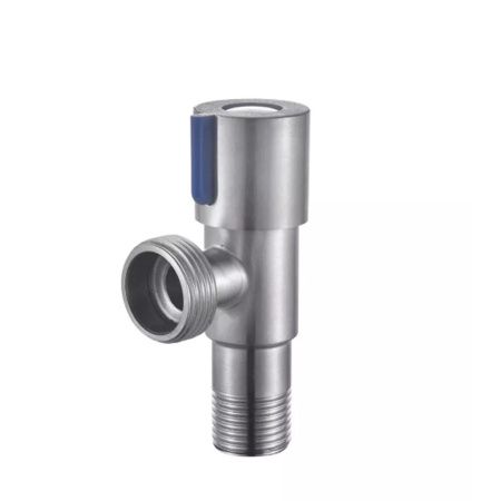 Вентиль угловой с керамической кран-буксой 1/2"x3/4" НР VIEIR VER72 нерж.сталь (мин.1/100)