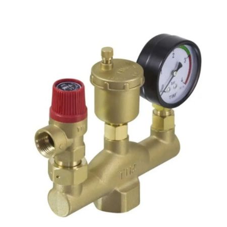 Группа безопасности котла МИНИ ВР 3 бар TIM JH1025-3std (мин.1/20)