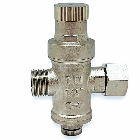 Редуктор давления 1/2" НР/ВР поршневой с накидной гайкой TIM BL2802HA (мин.1/30)