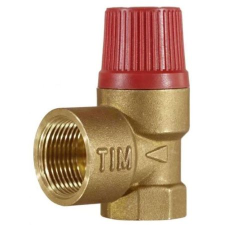 Клапан предохранительный ВР/ВР 1*3/4" 3 бар для отопления TIM BL43FF-K-3 (мин.1/10/60)