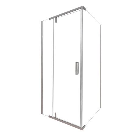Душевой уголок OLIVE'S VIAR VR-100CS-SW-C (1000*1000*1950мм) квадратный, прозрачное стекло 6мм, хром