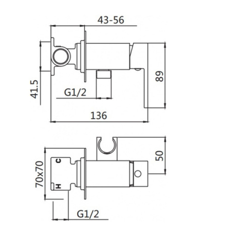 Гигиенический душ Shevanik S127 хром (10)