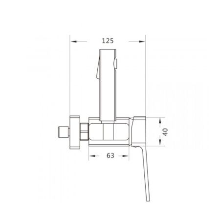 Гигиенический душ Shevanik S9905H-1 черный (8)