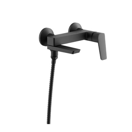 Смеситель для ванны BELZ B60715-7, короткий излив, черный (8)