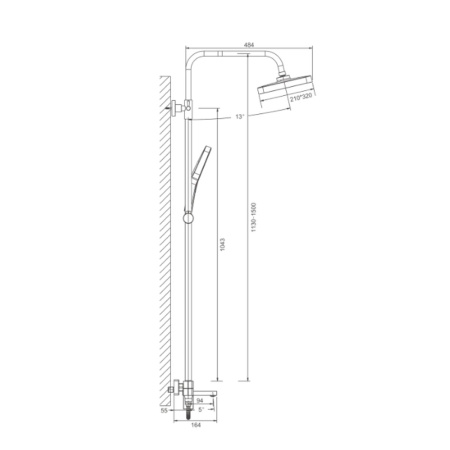 Душевая система BELZ B24658 хром (4)