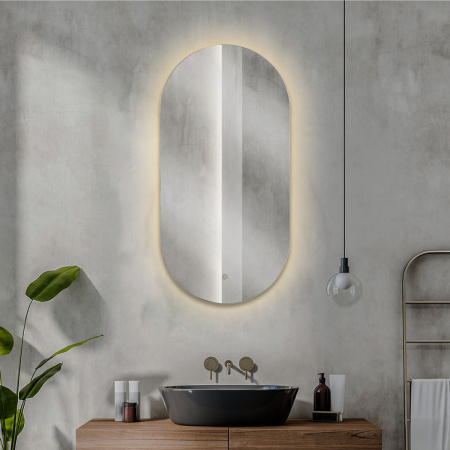 Зеркало AGATA LED 8047-Zm2, 400х800 мм, с сенсором