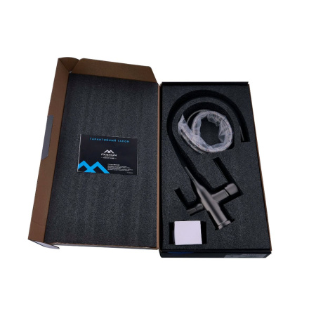 Смеситель для кухни FASHUN A4363-17 с подключением фильтра питьевой воды, оружейная сталь (10)