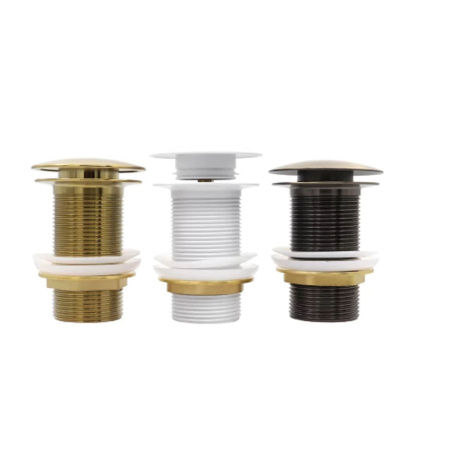 Донный клапан с переливом VIEIR VER22B латунь (мин.1/50)