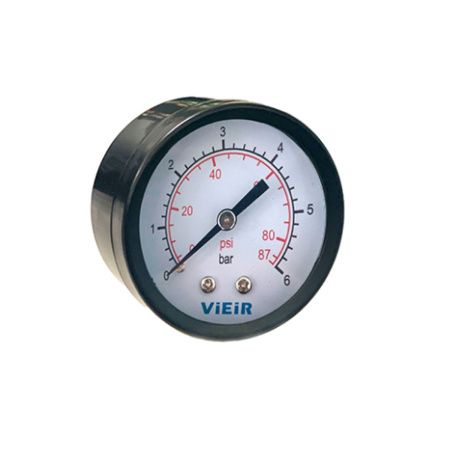 Манометр аксиальный 16 бар 1/4" VIEIR YLB16 (мин.1/100)