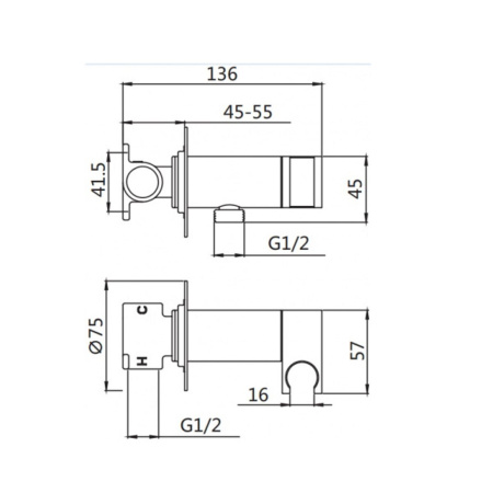 Гигиенический душ Shevanik S147 хром (10)
