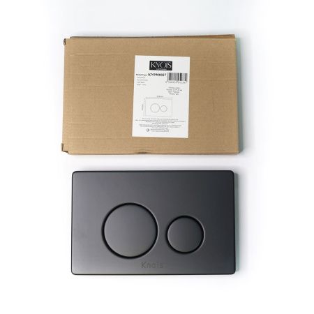 Кнопка механическая двойная Knois KN9900027 черная