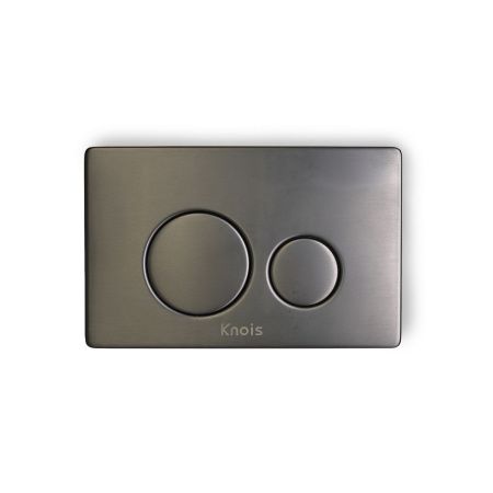 Кнопка механическая двойная Knois KN9900028 серая