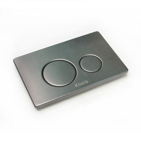 Кнопка механическая двойная Knois KN9900028 серая