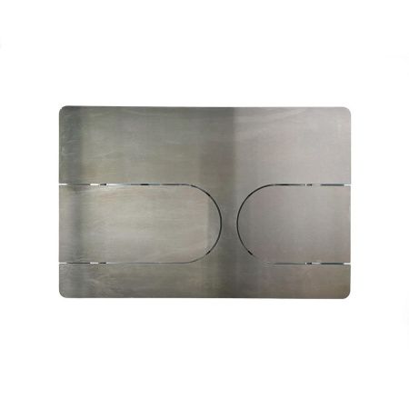 Кнопка механическая двойная Knois KN9900002 никель