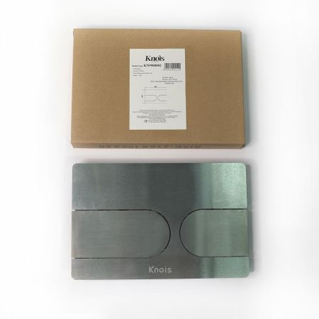 Кнопка механическая двойная Knois KN9900002 никель