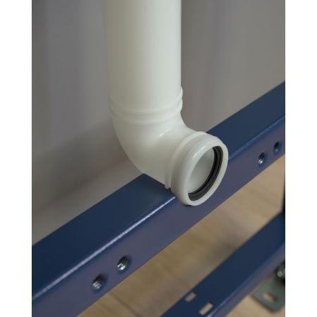 Инсталляция Knois KN9722010-P 1125х500х165 мм с пнемоуправлением, с белой клавишей смыва