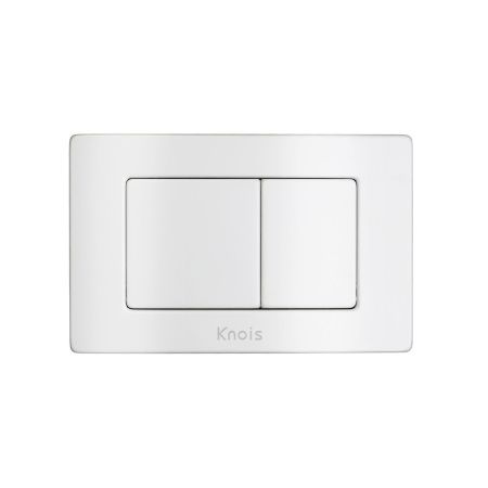 Кнопка механическая двойная Knois KN9900017 белая