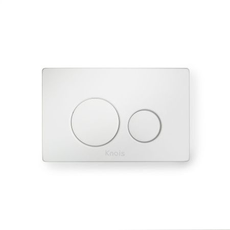 Кнопка механическая двойная Knois KN9900024 белая