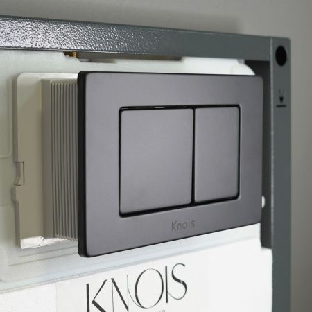 Кнопка механическая двойная Knois KN9900020 черная