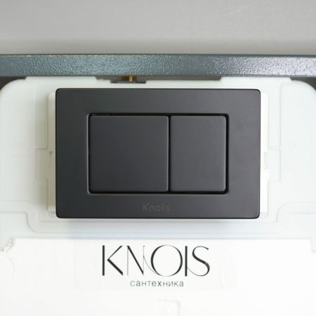 Кнопка механическая двойная Knois KN9900020 черная