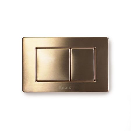 Кнопка механическая двойная Knois KN9900023 розовое золото