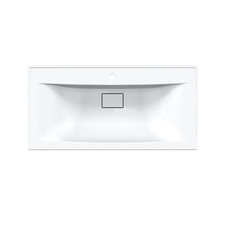 Раковина Vincea VCB-3M900W из искусственного камня, цвет белый