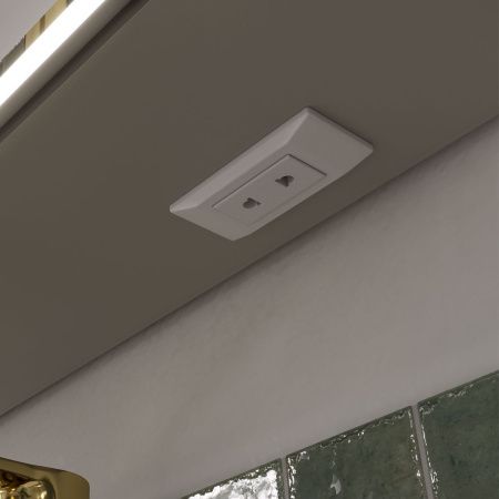 Шкаф зеркальный EQUIL Desert 570х860 szDSRT.LED57.R-25, правый, амарок
