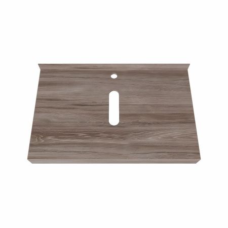 Столешница под раковину керамогранитная 90х50 см Watersense Eva W00298 дуб кашмир