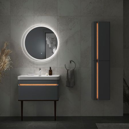 Пенал подвесной EQUIL Elegante 36.R ppELGNT36.R-24.26, правый, мейджик, дуб голиано