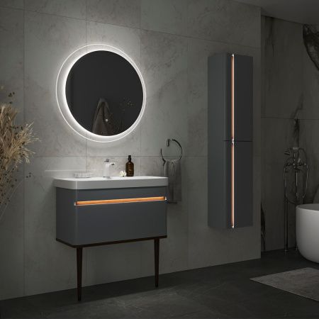 Пенал подвесной EQUIL Elegante 36.R ppELGNT36.R-24.26, правый, мейджик, дуб голиано